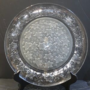VNTG Princess House Crystal Fantasia collection Serving Platter #2